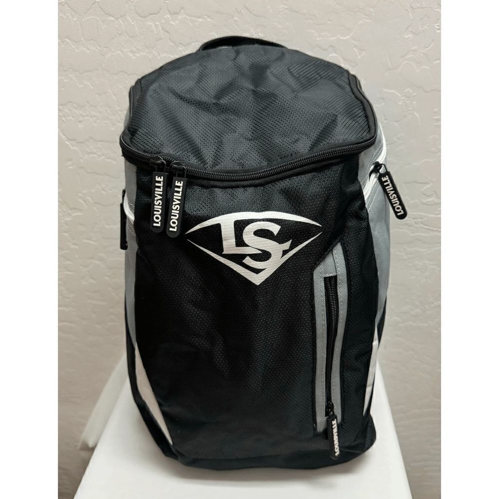 Louisville Baseball‎ Bat Backpack Black Gray Sports Equipment Bag